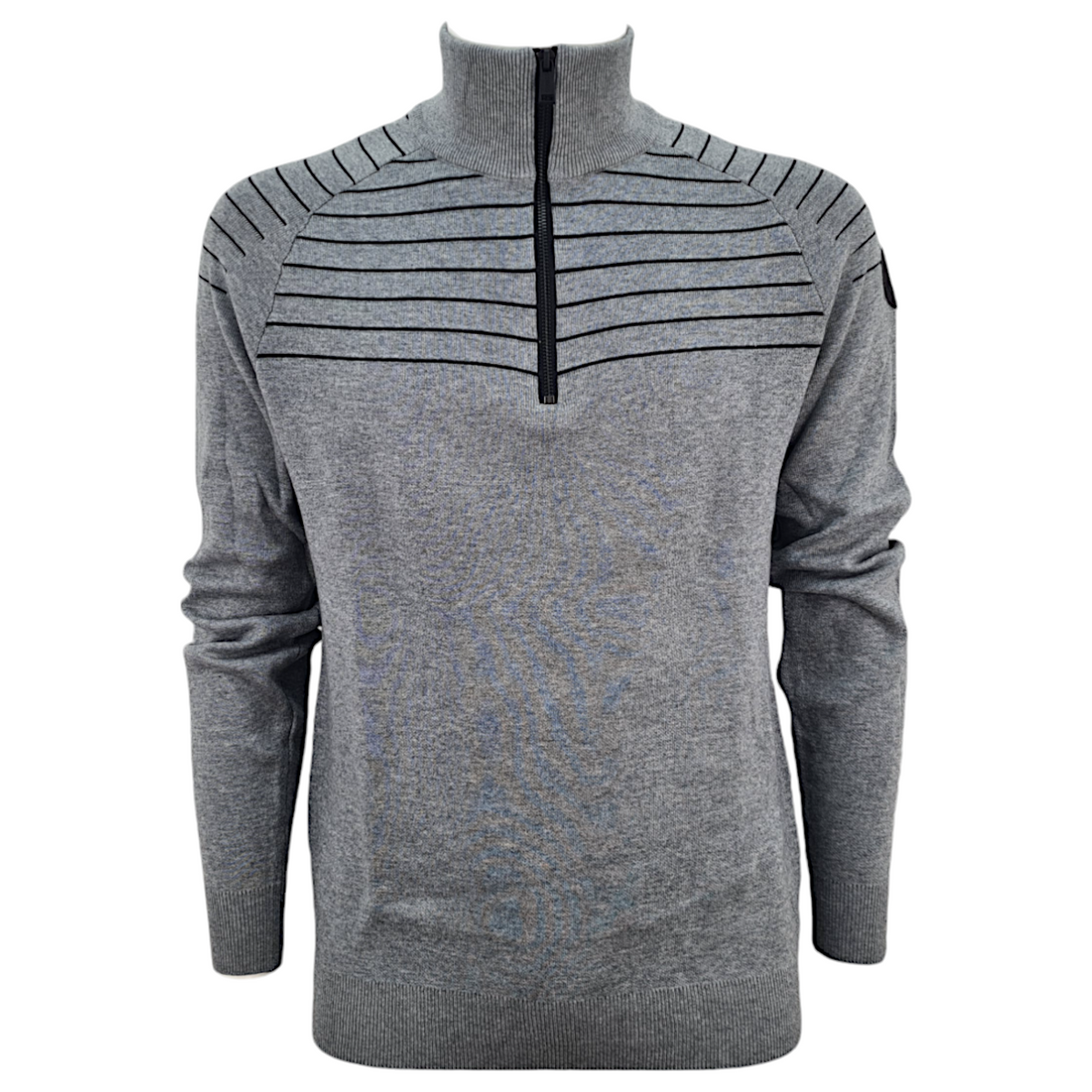 Guess maglione collo alto con 1/4 zip uomo