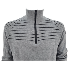 Guess maglione collo alto con 1/4 zip uomo