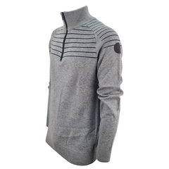 Guess maglione collo alto con 1/4 zip uomo