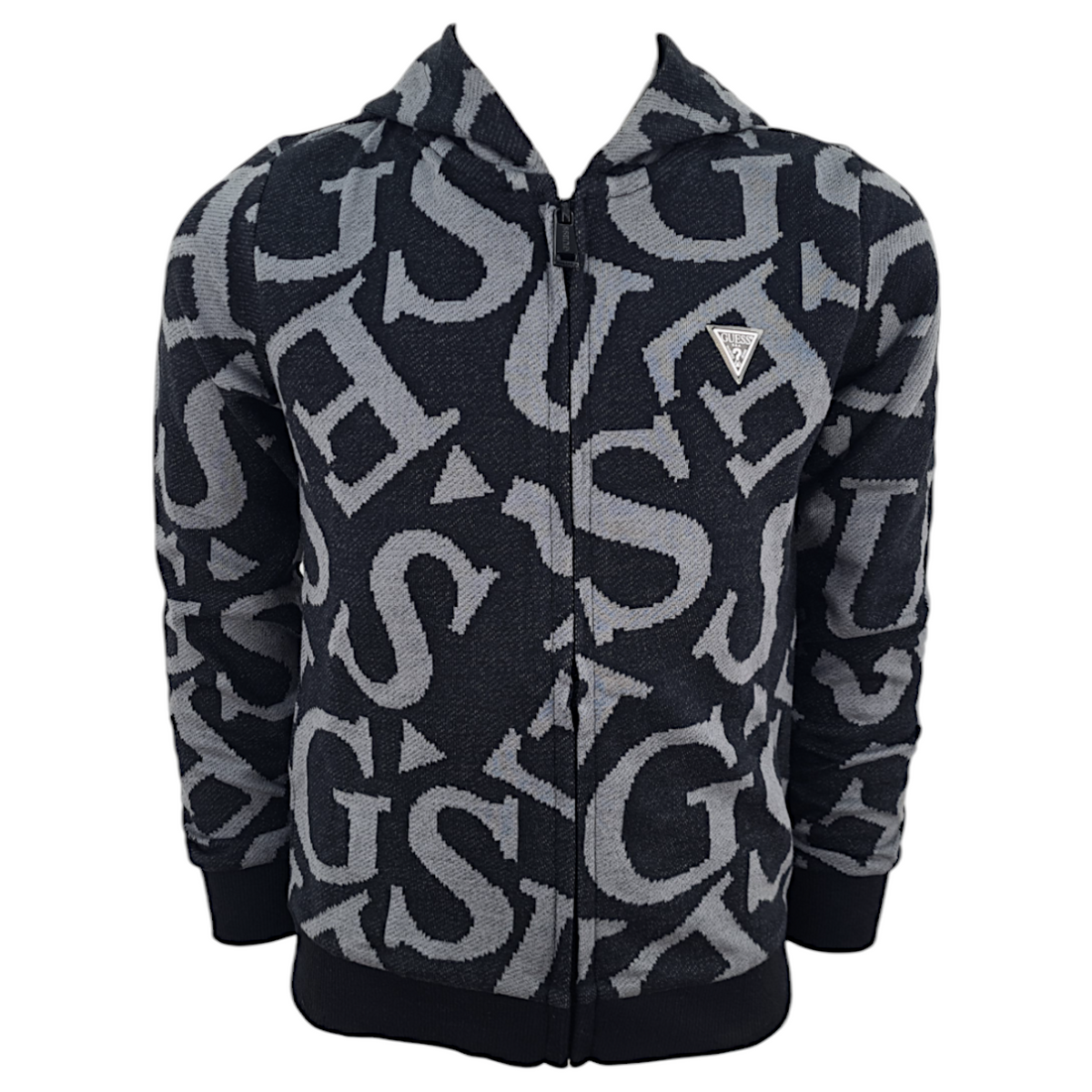 Guess maglione full zip con cappuccio bambina