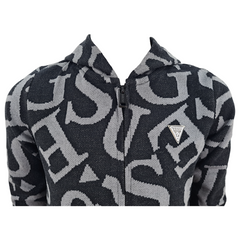 Guess maglione full zip con cappuccio bambina