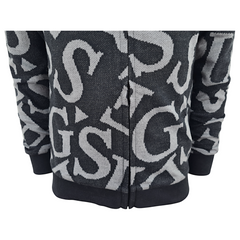 Guess maglione full zip con cappuccio bambina