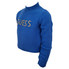 Guess maglione girocollo corto in misto viscosa bambina