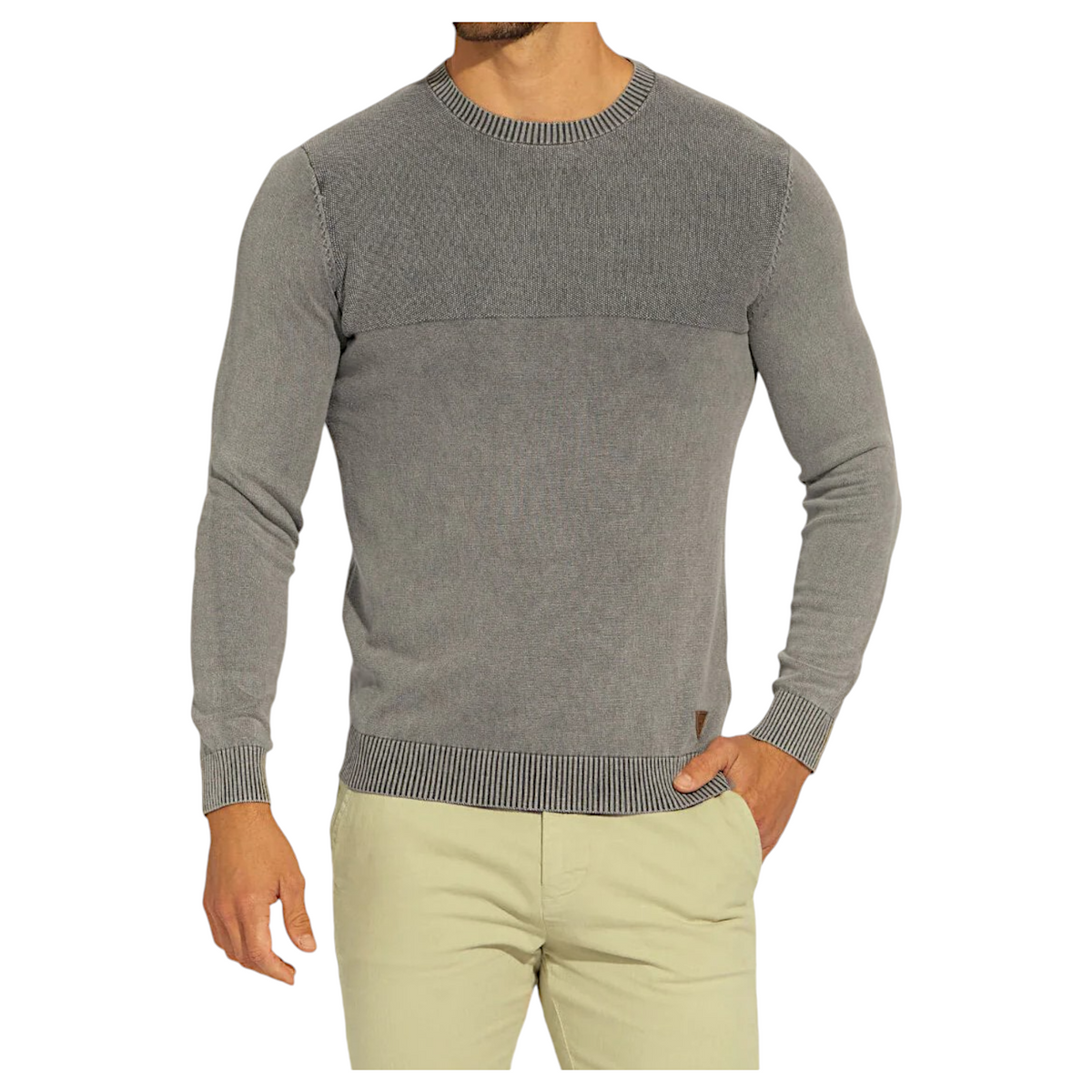 Guess maglione girocollo in misto cotone Martin uomo