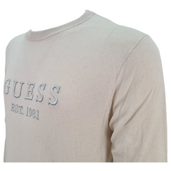 Guess maglione girocollo in misto seta Owen uomo