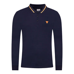 Guess Polo Manica Lunga Piquet Uomo