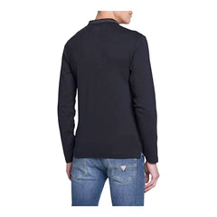 Guess Polo Manica Lunga in Cotone Uomo