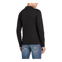 Guess Polo Manica Lunga in Cotone Uomo
