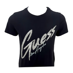 Guess T-shirt Manica Corta in Cotone Bambina