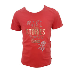 Guess T-shirt Manica Corta in Cotone Bambina
