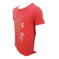 Guess T-shirt Manica Corta in Cotone Bambina
