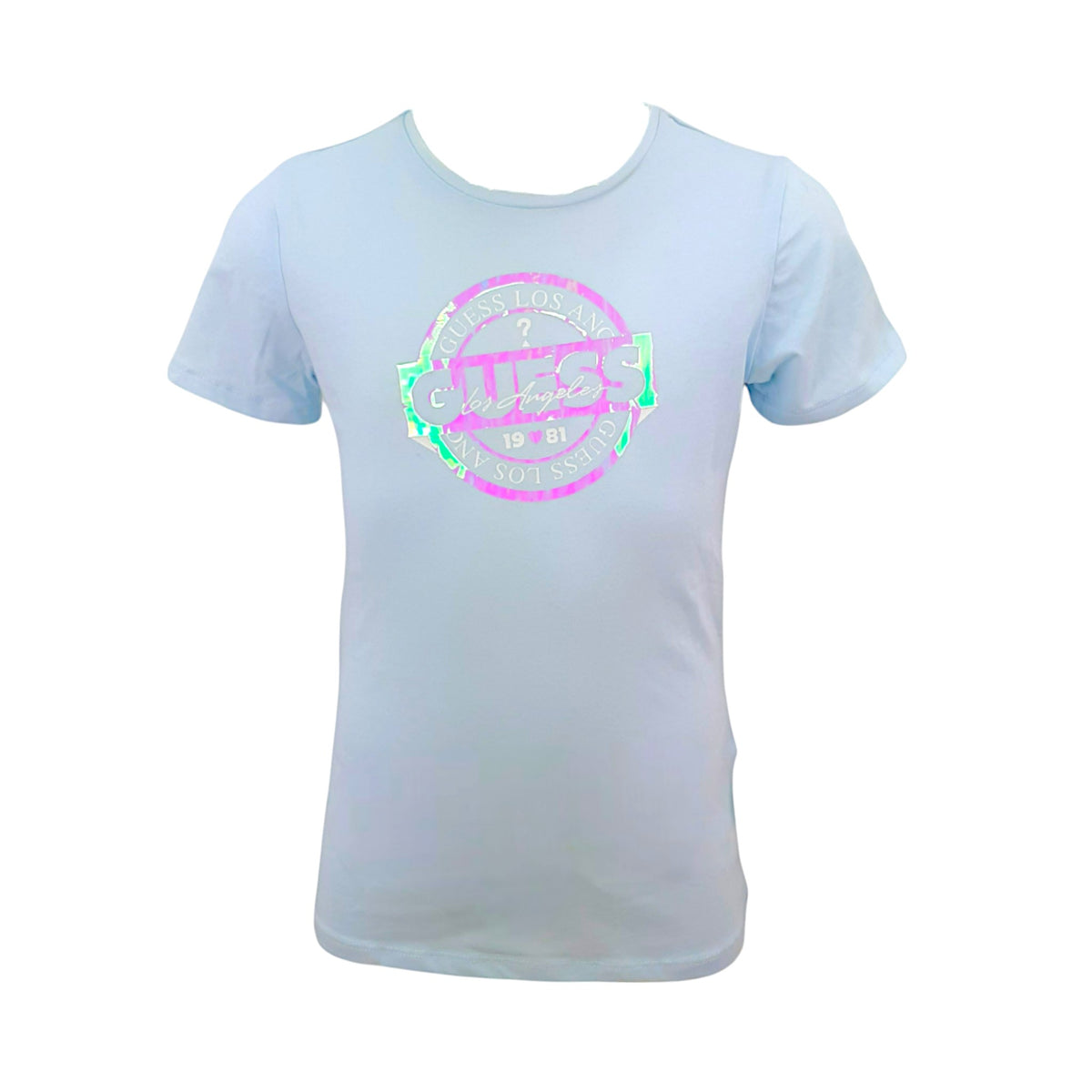 Guess T-shirt Manica Corta in Cotone Bambina