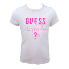 Guess T-shirt Manica Corta in Cotone Bambina
