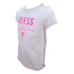 Guess T-shirt Manica Corta in Cotone Bambina