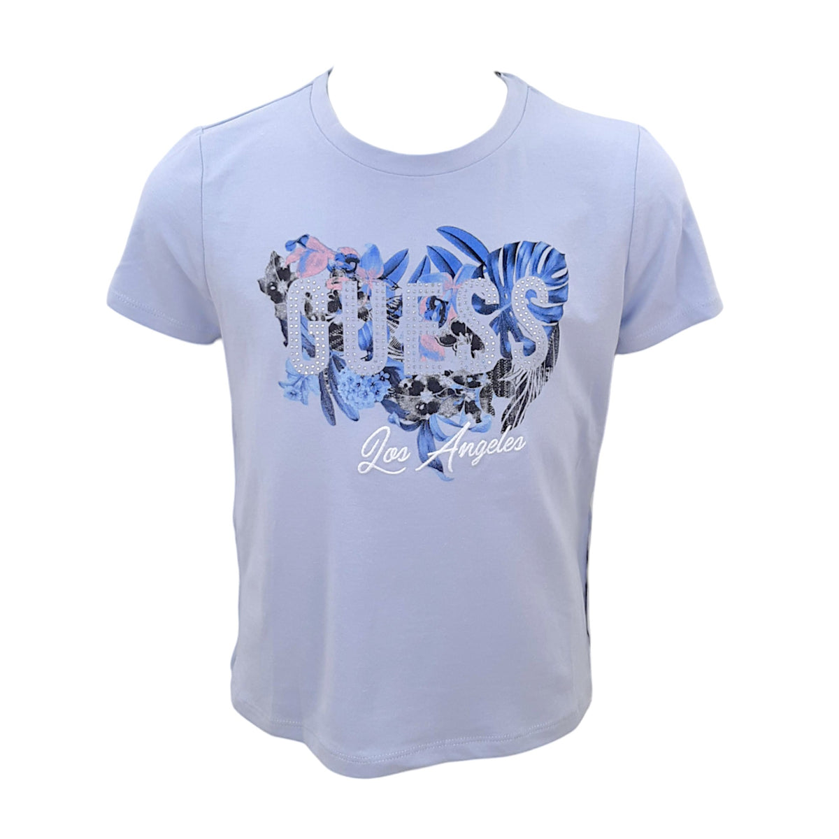 Guess T-shirt Manica Corta in Cotone Bambina