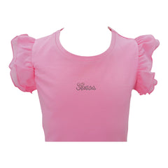 Guess T-shirt Manica Corta in Cotone Bambina