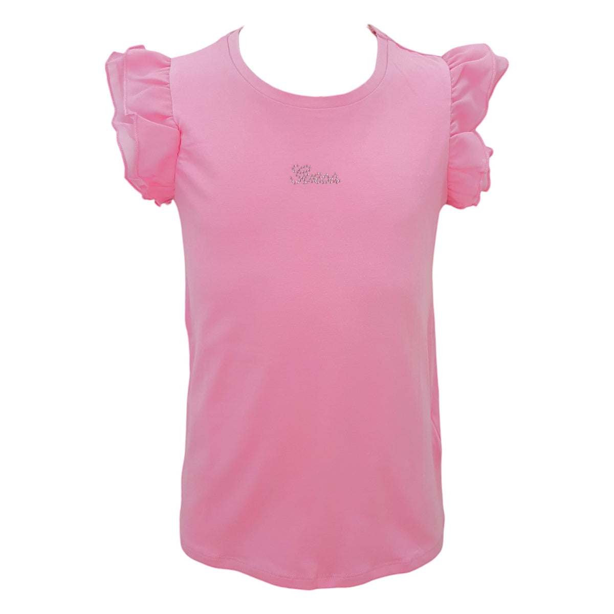 Guess T-shirt Manica Corta in Cotone Bambina