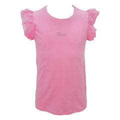Guess T-shirt Manica Corta in Cotone Bambina