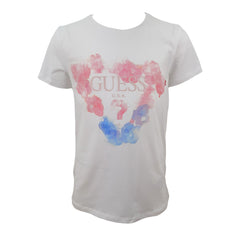 Guess T-shirt Manica Corta in Cotone Bambina