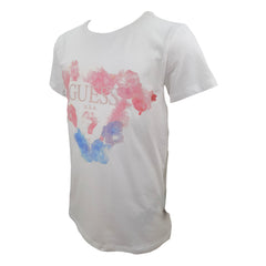 Guess T-shirt Manica Corta in Cotone Bambina