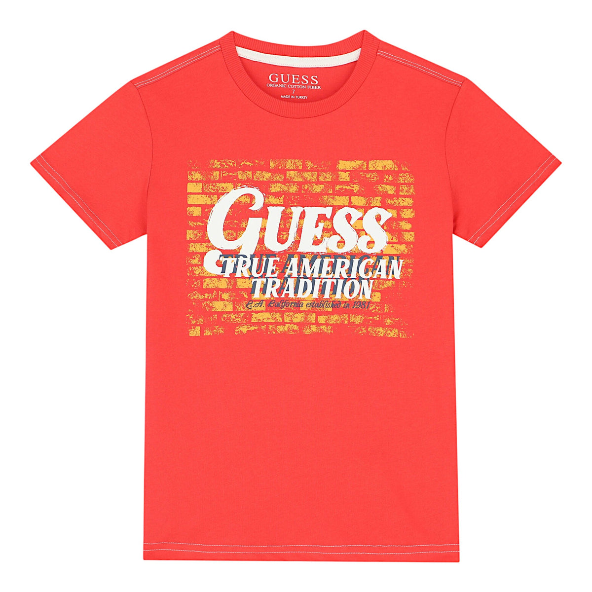 Guess T-shirt Manica Corta in Cotone Bambino