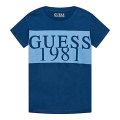 Guess T-shirt Manica Corta in Cotone Bambino