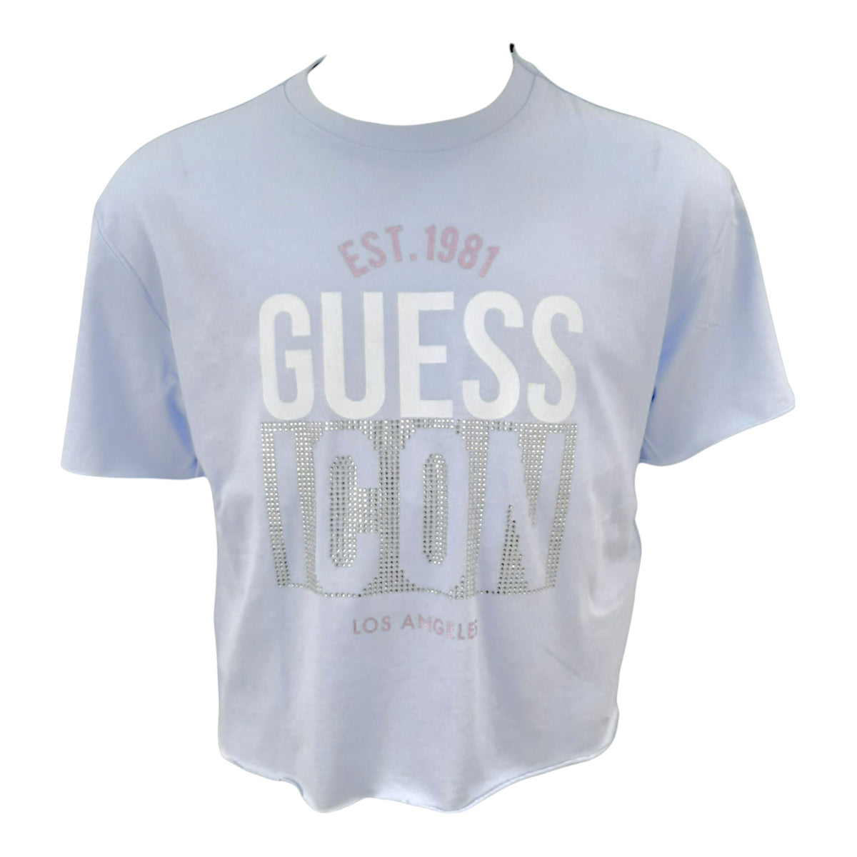 Guess T-shirt Manica corta crop bambina