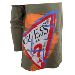 Guess T-shirt Manica Lunga in Cotone Bambino