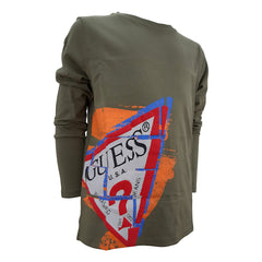 Guess T-shirt Manica Lunga in Cotone Bambino