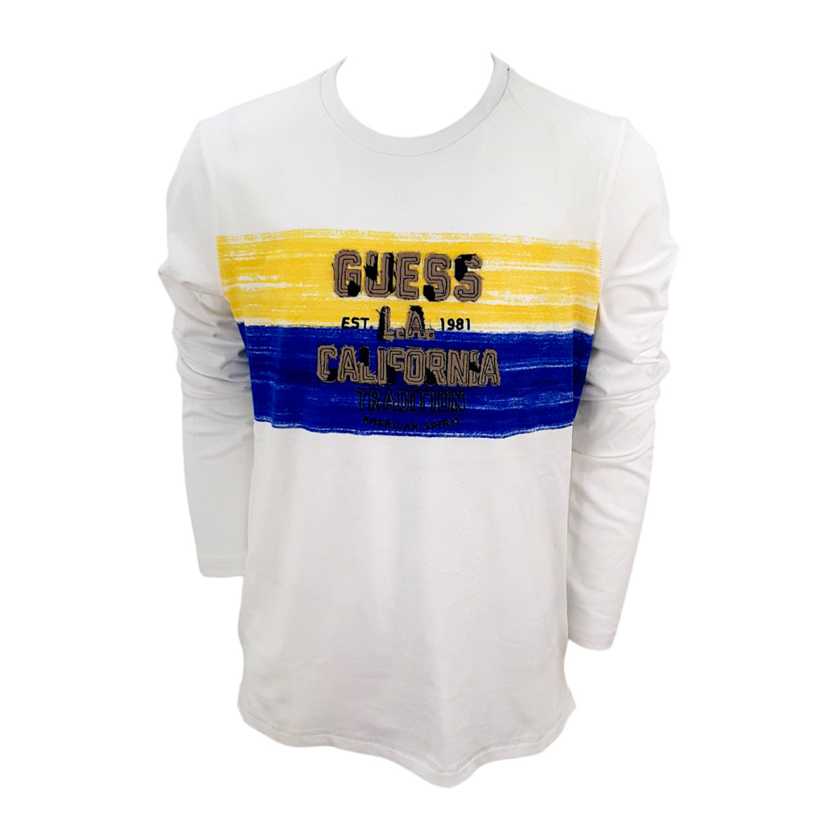 Guess T-shirt Manica Lunga in Cotone Bambino