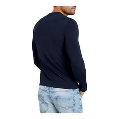 Guess T-shirt Manica Lunga in Cotone Uomo