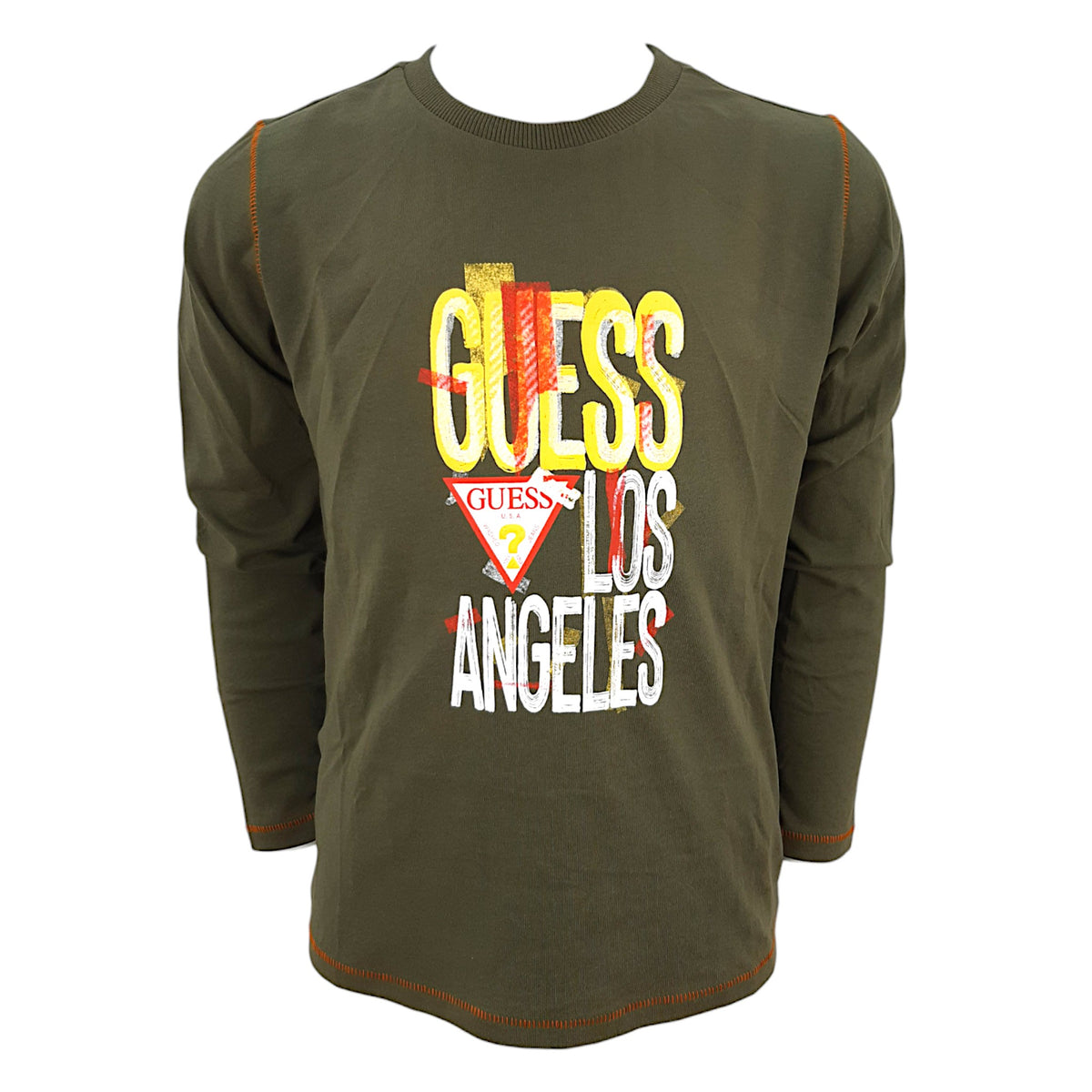 Guess T-shirt Manica Lunga in Cotone Bambino