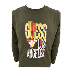 Guess T-shirt Manica Lunga in Cotone Bambino