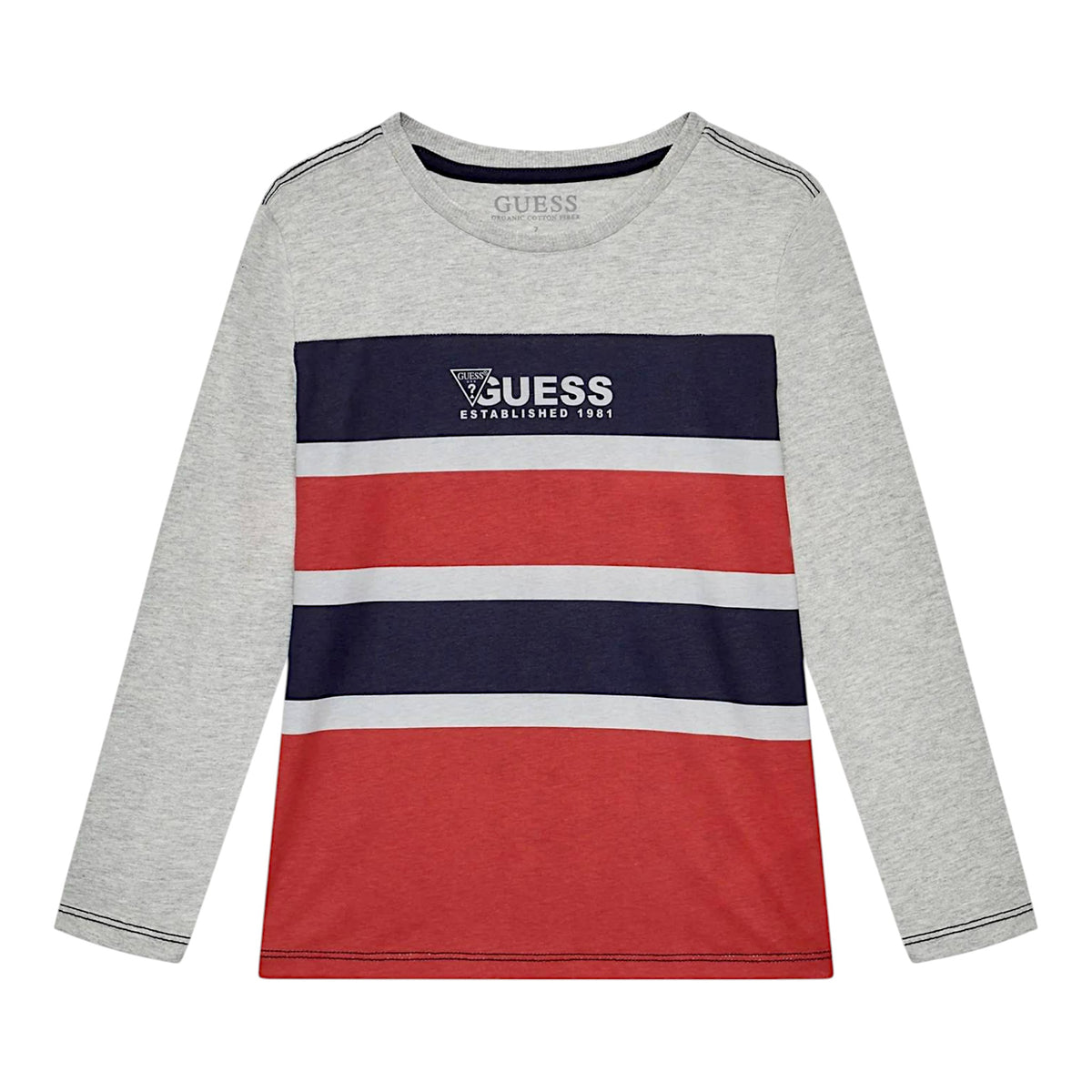 Guess T-shirt Manica Lunga in Cotone Bambino