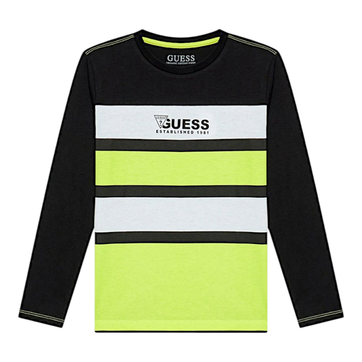 Guess T-shirt Manica Lunga in Cotone Bambino