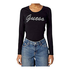 Guess T-shirt manica lunga in cotone Donna