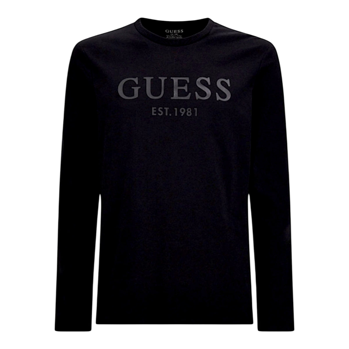 Guess T-shirt Manica Lunga in Cotone Uomo