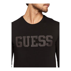 Guess T-shirt Manica Lunga in Cotone Uomo