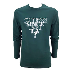 Guess T-shirt Manica Lunga in Cotone Uomo