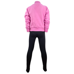 Guess tuta felpa 1/2 zip leggings bambina