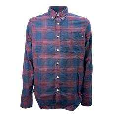 Timberland camicia manica lunga motivo tartan uomo