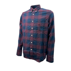 Timberland camicia manica lunga motivo tartan uomo