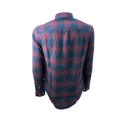 Timberland camicia manica lunga motivo tartan uomo