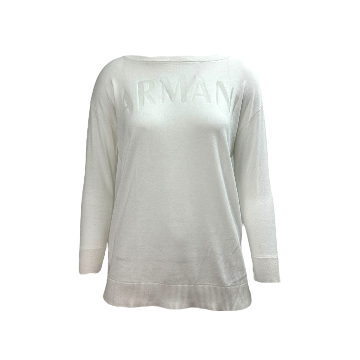 Armani Exchange pullover in misto cotone donna