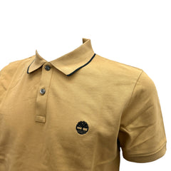 Timberland polo a maniche corte collo stampato Millers River uomo