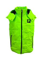 Fila giubbotto smanicato electric green uomo