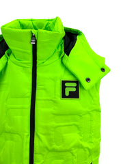 Fila giubbotto smanicato electric green uomo