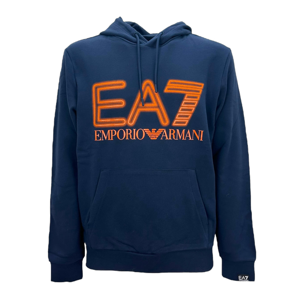 EA7 Emporio Armani felpa con cappuccio Logo Series in cotone uomo