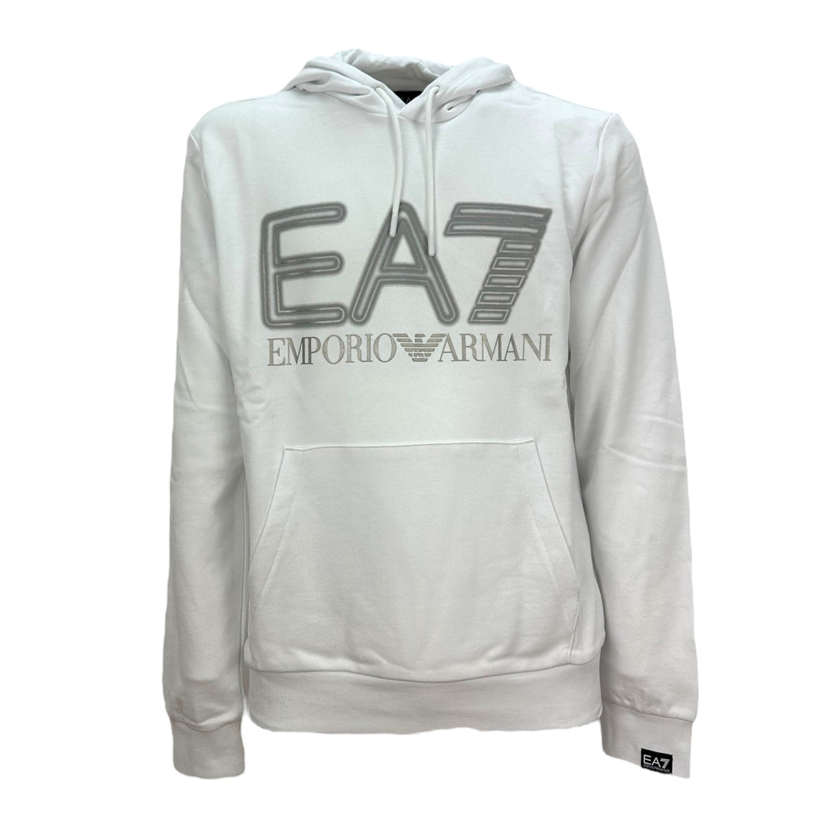 EA7 Emporio Armani felpa con cappuccio Logo Series in cotone uomo