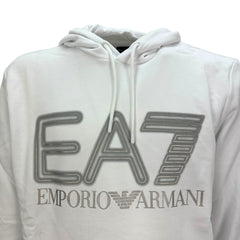 EA7 Emporio Armani felpa con cappuccio Logo Series in cotone uomo